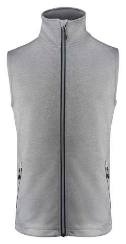 Powerslide – vest (meestele), Hall melanž – Printer RED (1)