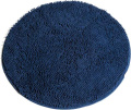 Bath Mat Round 70 – rätik, Tumesinine