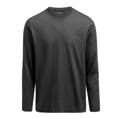 L/S – T-särk, tumehall – Jobman (1)