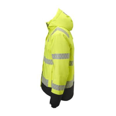 1235 Hi-Vis – talvejope, Kollane/must – Jobman (2)
