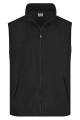 Fliisist vest, must
