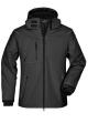 Meeste talve softshell-jakk, must