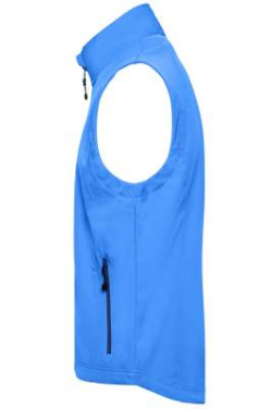 Meeste softshell-vest, azur – James & Nicholson (2)
