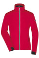 Naiste spordijakk softshell, helepunane/must