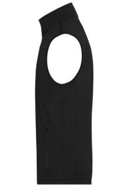 Meeste softshell-vest GRS, must – James & Nicholson (2)