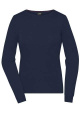 Naiste ümara kaelusega pullover, merevägi