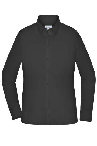 Naiste särk - MODERN FIT, must – James & Nicholson (1)