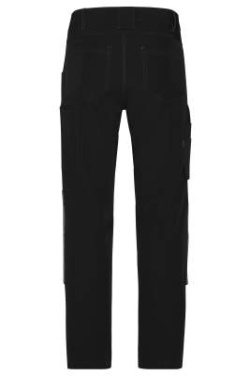 Tööpüksid neljas suunas venivast materjalist Slim Line, must – James & Nicholson (2)