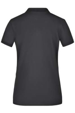 Naiste elastne polo-pikee, must – James & Nicholson (4)