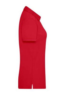 Naiste traditsiooniline polosärk, punane/punane-valge – James & Nicholson (3)