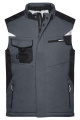 Craftsmen Softshell vest – STRONG, antratsiithall/must