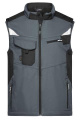 Tööriiete softshell-vest – STRONG, antratsiithall/must