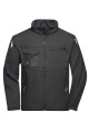 Tööriiete softshell-jakk – STRONG, must/must