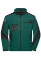 Tööriiete softshell-jakk – STRONG, tumeroheline/must