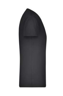Meeste Slim Fit V-T-särk, must – James & Nicholson (3)
