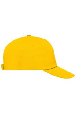 5-paneeliga kergelt lamineeritud nokamüts, kuldkollane – Myrtle Beach (3)