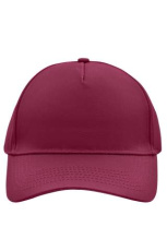 5 paneeliga nokamüts, burgundia