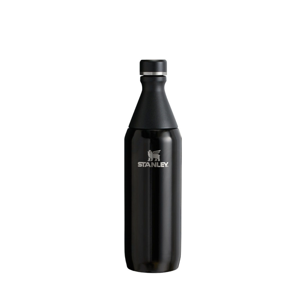 Terve päeva õhuke pudel 0,35 l / 12 oz, Must läige, tootepilt (1)