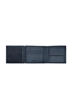 Rahakott klapiga Classic Grained tumesinine, tootepilt (2)