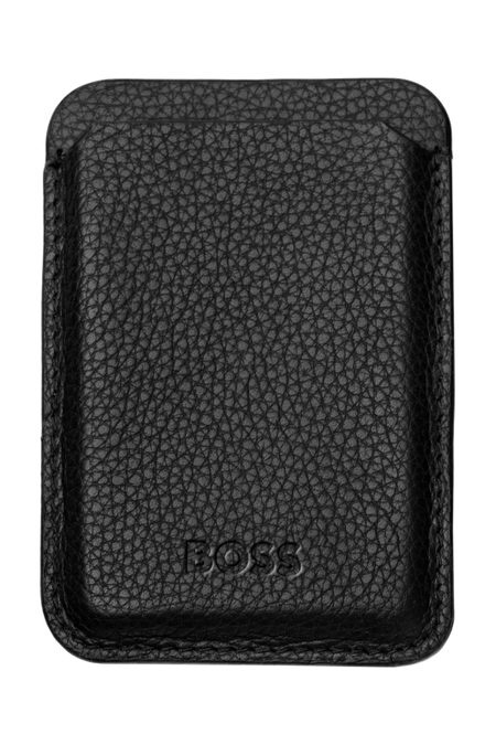 Magnetiline kaardihoidja nutitelefonile Magnet Mobile Classic Grained must, tootepilt (1)