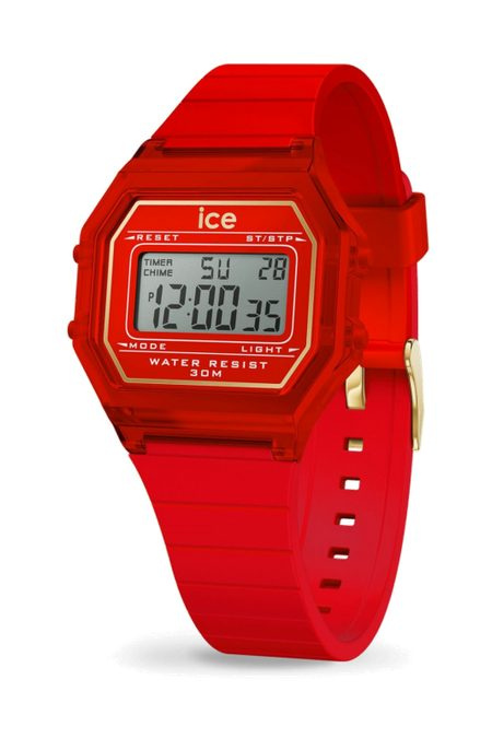 ICE sõrmega retrohõng – punane kirg – läbipaistev – väike, tootepilt (1)