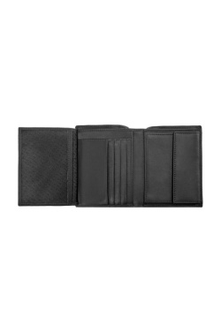 Rahakott klapiga Classic Smooth must, tootepilt (3)