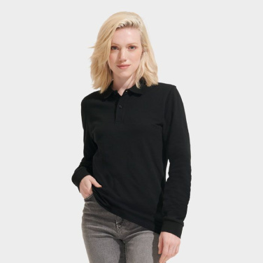 Pikkade varrukatega orgaanilisest puuvillast polosärk PLANET, Must, 4XL, tootepilt (3)