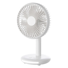 Valgustusega laetav ventilaator REEVES-DESKSTREAM – valge