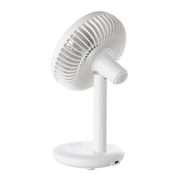 Valgustusega laetav ventilaator REEVES-DESKSTREAM – valge (3)