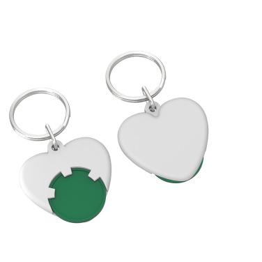 Ostukärumündi hoidja „heart“, roheline, tootepilt (2)