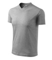 MALFINI V-neck – T-särk, tumehall melanž
