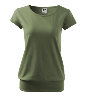 MALFINI City – naiste T-särk, khaki, S, tootepilt (2)