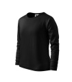 MALFINI Fit-T LS – laste T-särk, must