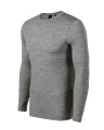 MALFINI Premium Merino Rise LS – meeste T-särk, tumehall melanž