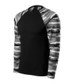 MALFINI Camouflage LS – T-särk, kamuflaažhall