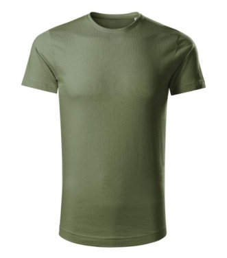 MALFINI Origin (GOTS) – meeste T-särk, khaki, S, tootepilt (2)