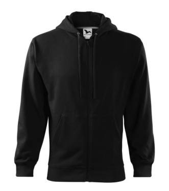 MALFINI Trendy Zipper – meeste dressipluus, must, S, tootepilt (2)