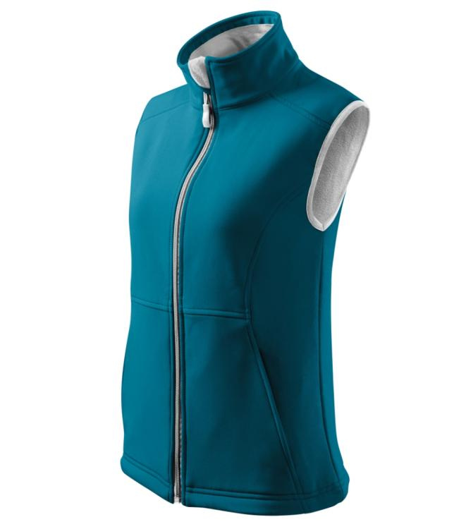 MALFINI Vision – naiste softshell-vest, türkiissinine, XS, tootepilt (1)