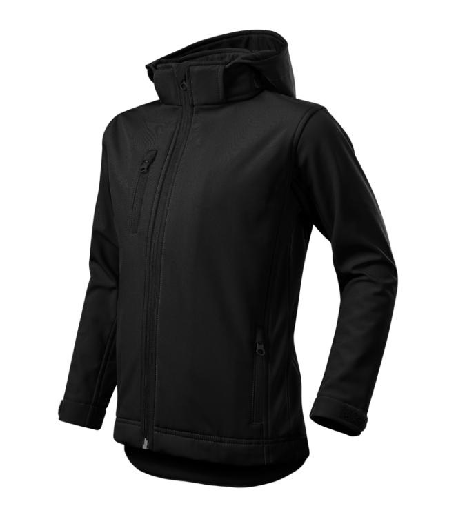 MALFINI Performance – laste softshell-jope, must, 158 cm/12 years, tootepilt (1)