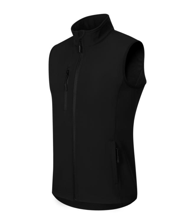 MALFINI Trail – meeste softshell-vest, must, 4XL, tootepilt (1)