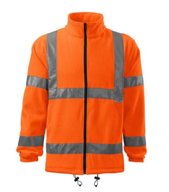 RIMECK HV Fleece Jacket – fliisjakk, fluorestseeruv oranž, M, tootepilt (2)