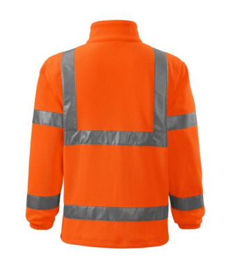 RIMECK HV Fleece Jacket – fliisjakk, fluorestseeruv oranž, M, tootepilt (3)