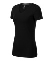 MALFINI Premium Action V-neck – naiste T-särk, must