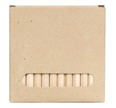 12 värvipliiatsi komplekt, 9 cm, ekruu, tootepilt (2)