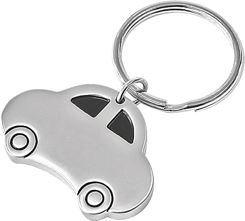 Auto metallist võtmehoidja, hõbedane, tootepilt (1)