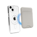 Valenta MagSafe Wallet Stand – kaarditasku, Kreem