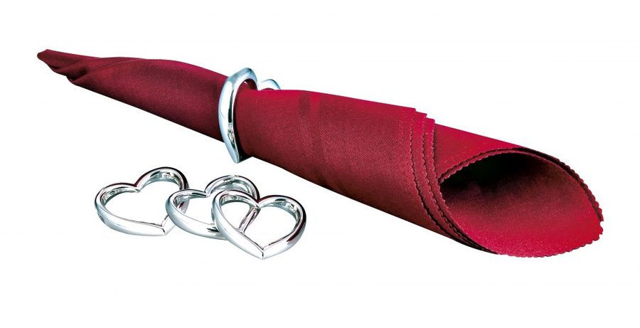 Salvrätikuhoidja "süda" (komplekt 4 tk), tootepilt (1)