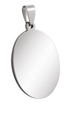 Ripats ovaalne, keskmise suurusega teras 24 × 36 mm