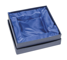 Sinine kast satiinsinine 120 × 120 × 40 mm