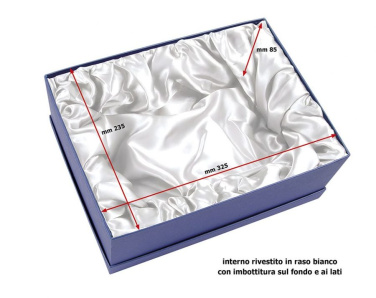Scatola blu raso bianco 335 × 240 × 87 mm, tootepilt (2)
